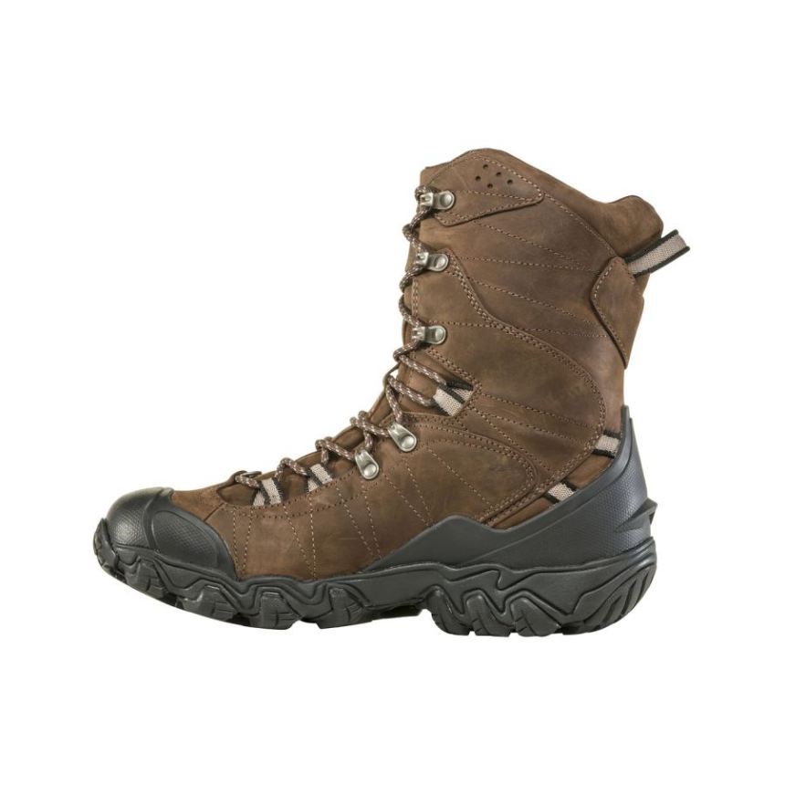 Oboz Men's Bridger 10'' Insulated Waterproof-Bark [Obozboots16228184381 ...